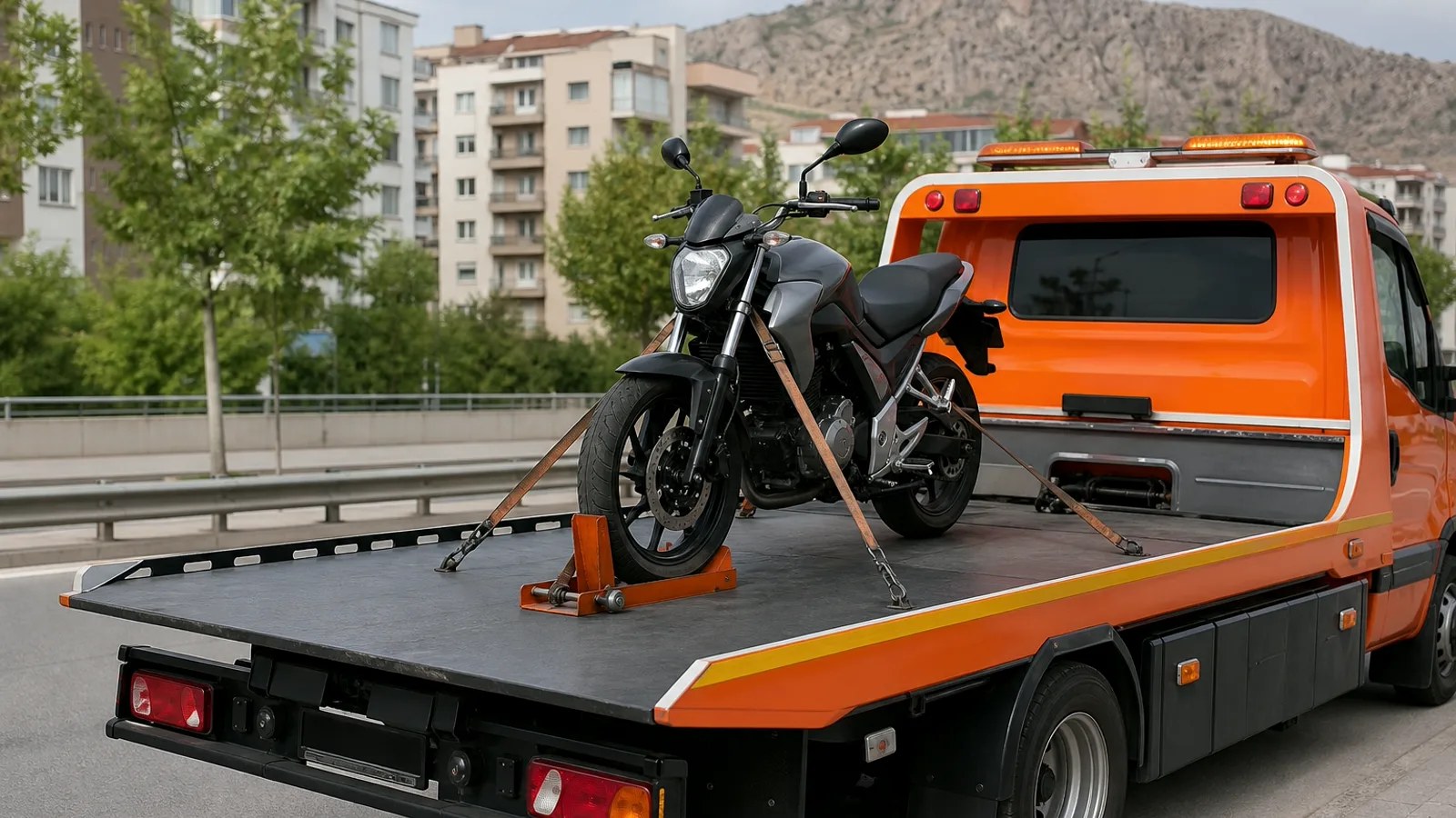 Lastik Patladığında Güvenli Bekleme ve Yol Yardım
